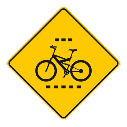 Señal Cruce Ciclis 0.6X0.6 Alum Gip