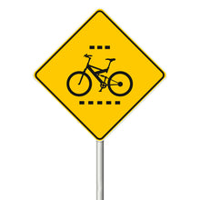 Señal Cruce Ciclis 0.6X0.6 Alum Gip