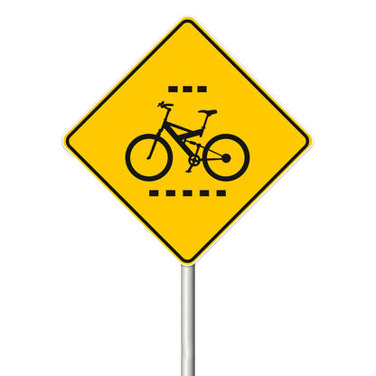 Señal Cruce Ciclis 0.6X0.6 Alum Gip