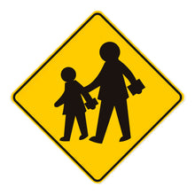 Señal Zona Escuela 0.6X0.6 Alum Gip