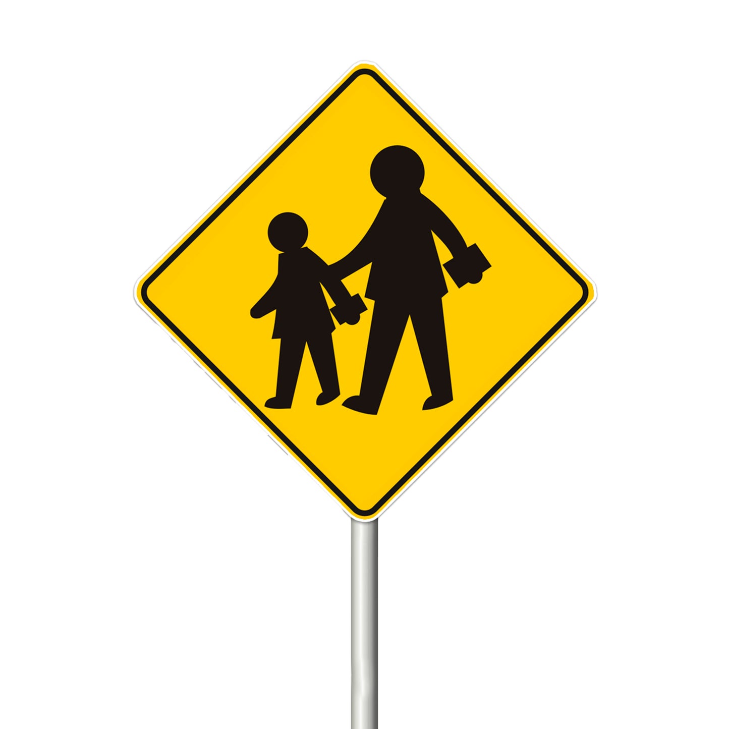 Señal Zona Escuela 0.6X0.6 Alum Gip