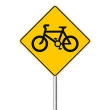 Señal Ciclista Via 0.6X0.6 Alum Gip