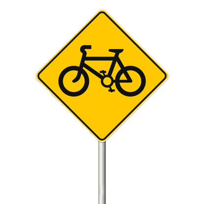 Señal Ciclista Via 0.6X0.6 Alum Gip