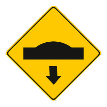 Señal Ubic Resalto 0.6X0.6 Alum Gip