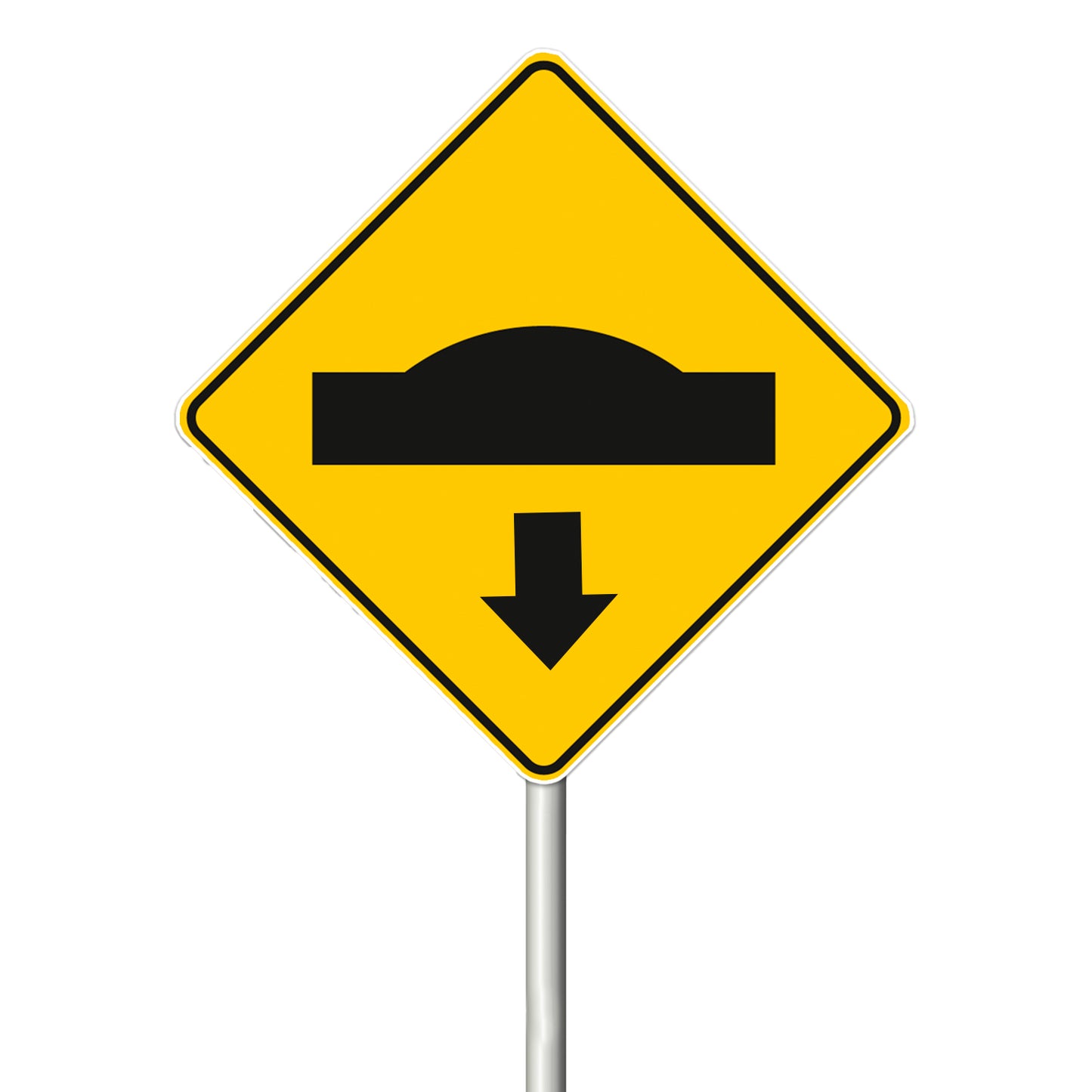 Señal Ubic Resalto 0.6X0.6 Alum Gip