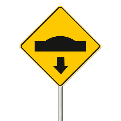 Señal Ubic Resalto 0.6X0.6 Alum Gip