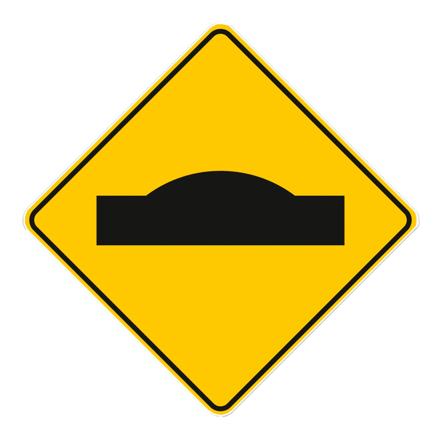 Señal Resalto 0.6X0.6 Alum Gip