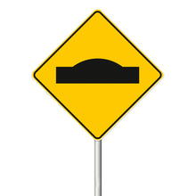 Señal Resalto 0.6X0.6 Alum Gip