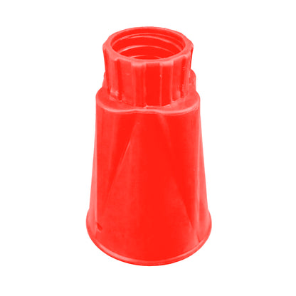 Frontal base plástica para cono de señalización con rosca superior de fijación
