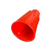 Vista inferior lateral de base plástica HDPE para cono con estructura reforzada
