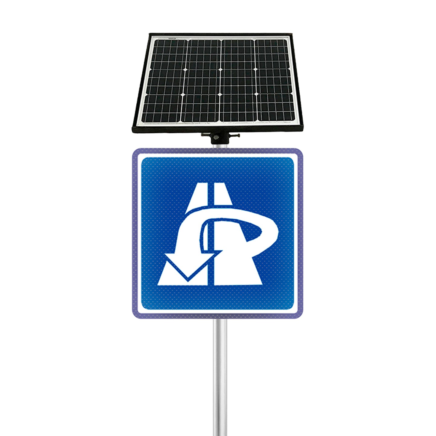 Liq. Señal Led Solar Retro Octogo 600X600