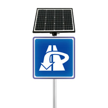 Liq. Señal Led Solar Retro Octogo 600X600