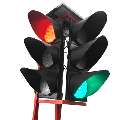 Semaforo Solar Sp3 200Mm 3 Cabezales