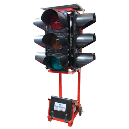 Semaforo Solar Sp4 200Mm 4 Cabezales