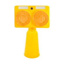 Lampara Solar Amar Doble Foco Conos