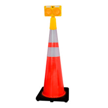 Lampara Solar Amar Doble Foco Conos