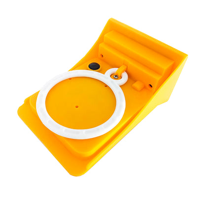 Lampara Solar Rect Amarilla 12 Leds P/Cono