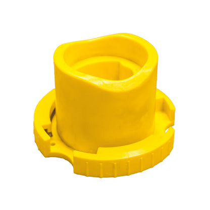 Adaptador amarillo para hito Spring Back 75 cm y hito 90 cm compatible con canalizador oruga