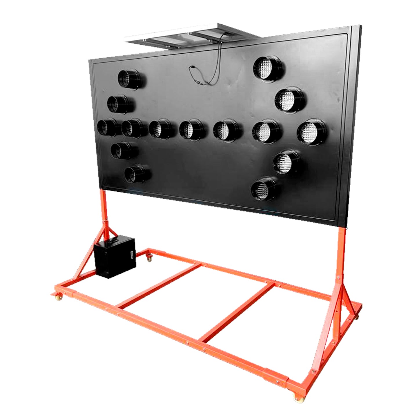 Flecha Led Estatica 1.2X2.4Mt Atril Y Bat