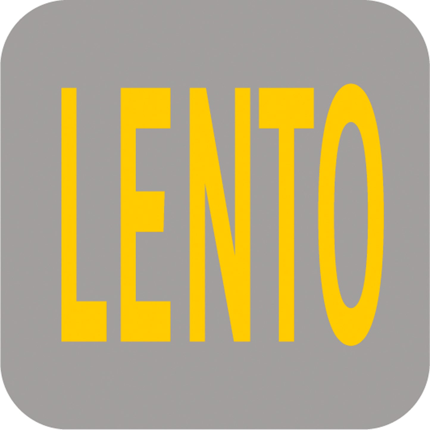 Señal Prefor Lento Ama F/Negro 2.4X2.6