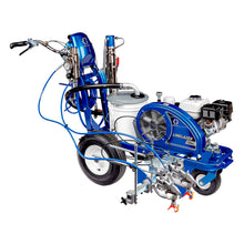 Máquina LineLazer 130HS Graco airless hidráulica con 2 pistolas para demarcación vial profesional, disponible en Chile con soporte técnico Lorenzini