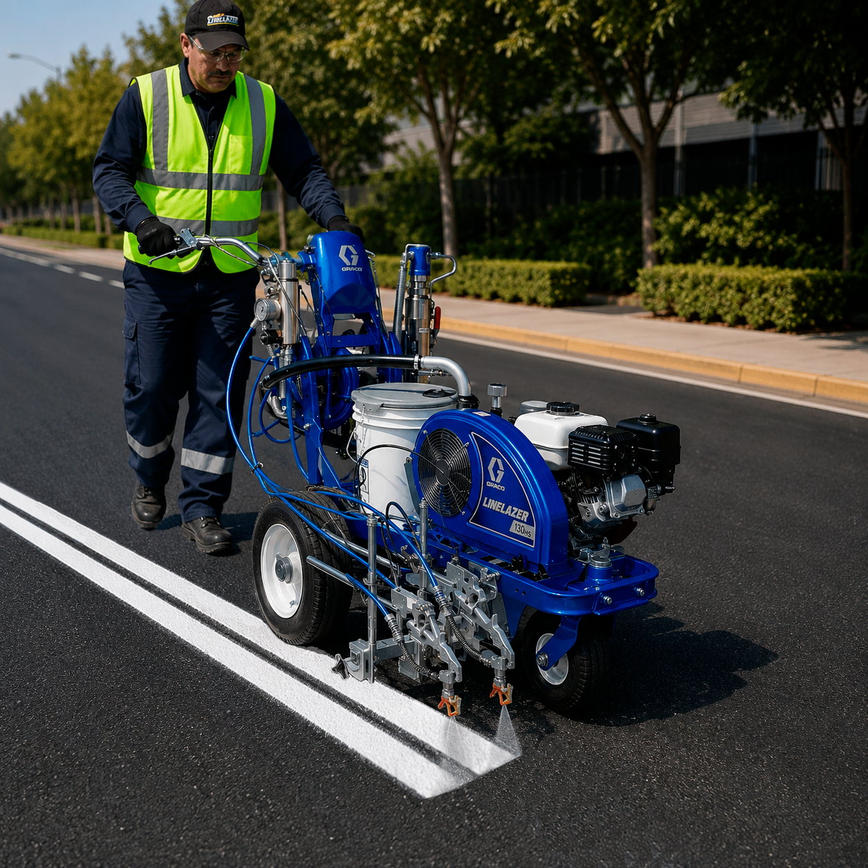 Graco LineLazer 130HS – Máquina de Demarcación Vial 2 Pistolas