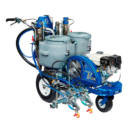 LineLazer V 200DC Graco máquina de demarcación vial doble color disponible en Chile con soporte técnico Lorenzini