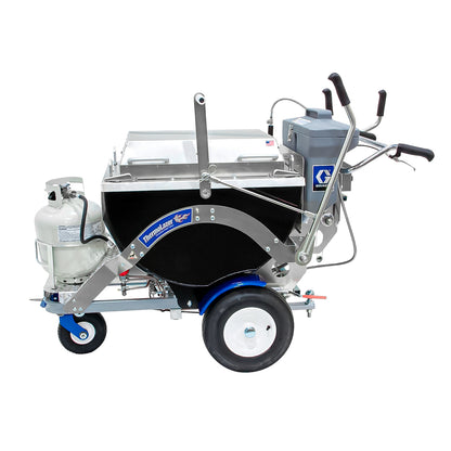 ThermoLazer ProMelt Graco equipo para aplicación de termoplástico - Vista lateral