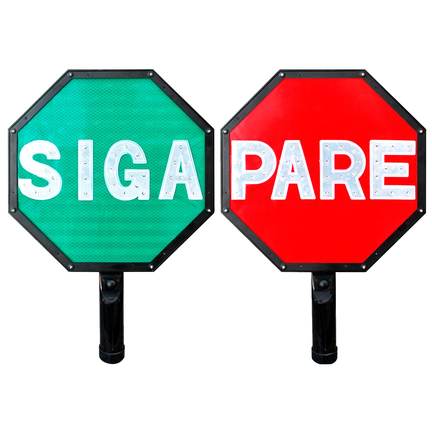 Paleta 45 Cm Pare/Siga Recargable Leds