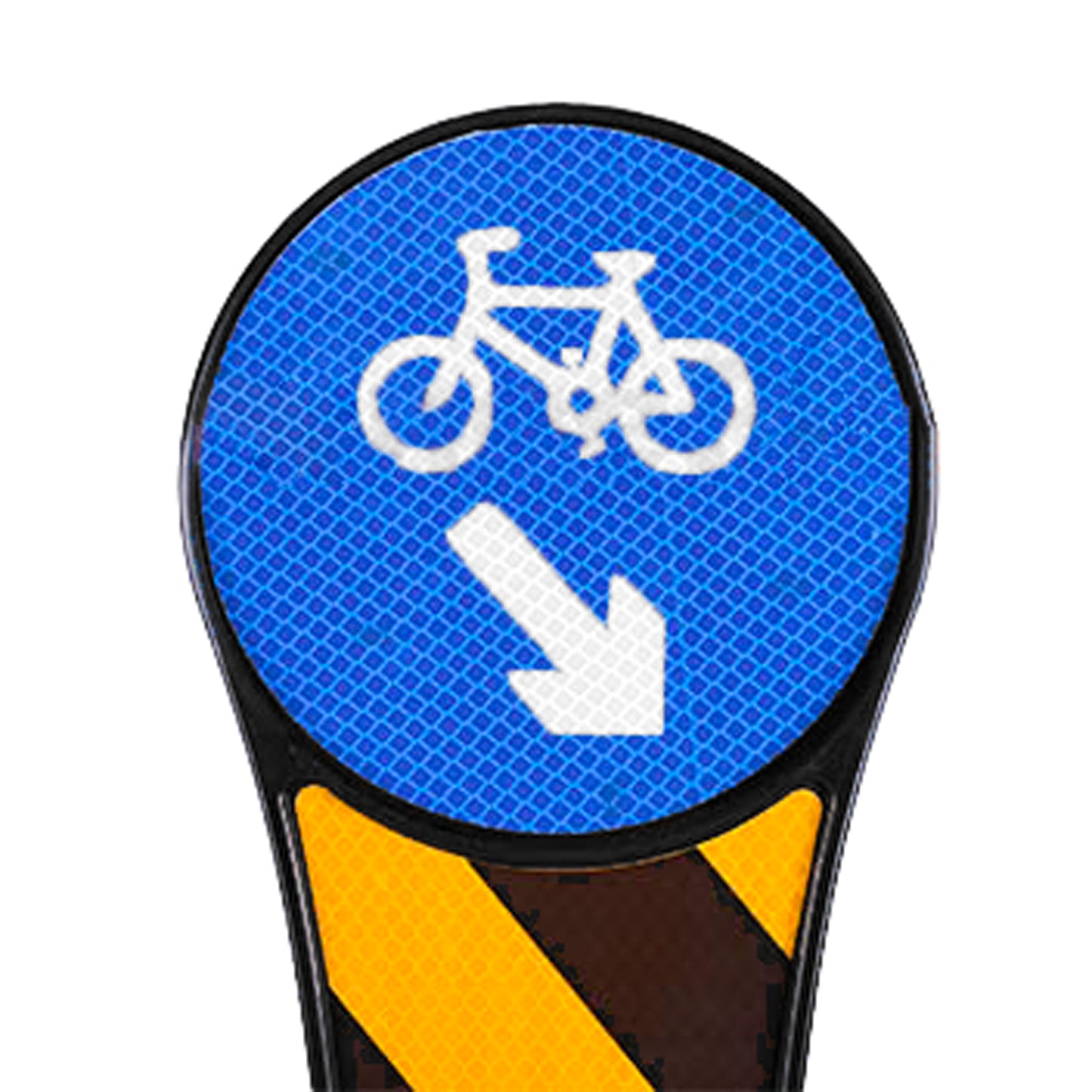 Hito Panel Abat Negro C/Reflect. 90X30 Cm