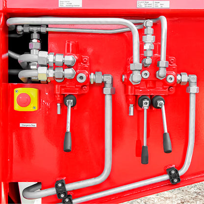 Vista lateral completa de recicladora de asfalto Bagela BA 10000 para aplicaciones móviles