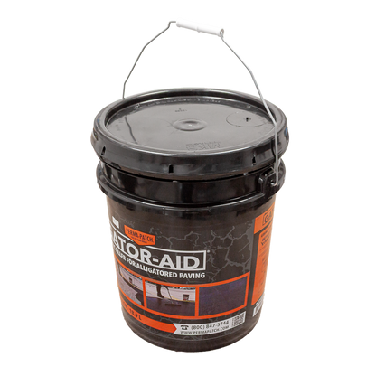 Perma-Patch Gator-Aid® – Relleno en frío para reparación de grietas tipo cocodrilo en pavimento asfáltico 5 galones