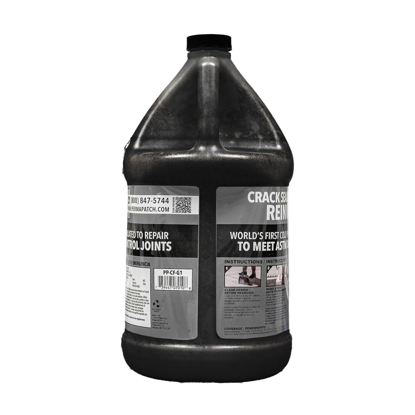 Perma-Patch 6690 ColdFuze Black bidón posterior envase sellador de grietas

