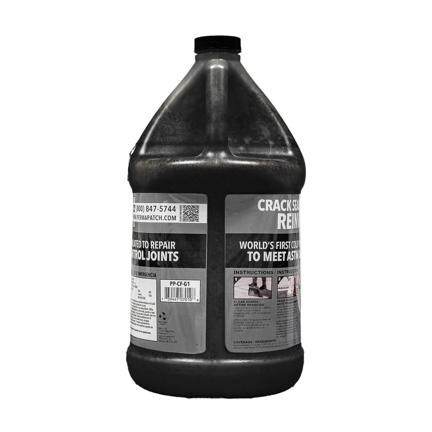 Perma-Patch 6690 ColdFuze Black bidón posterior envase sellador de grietas
