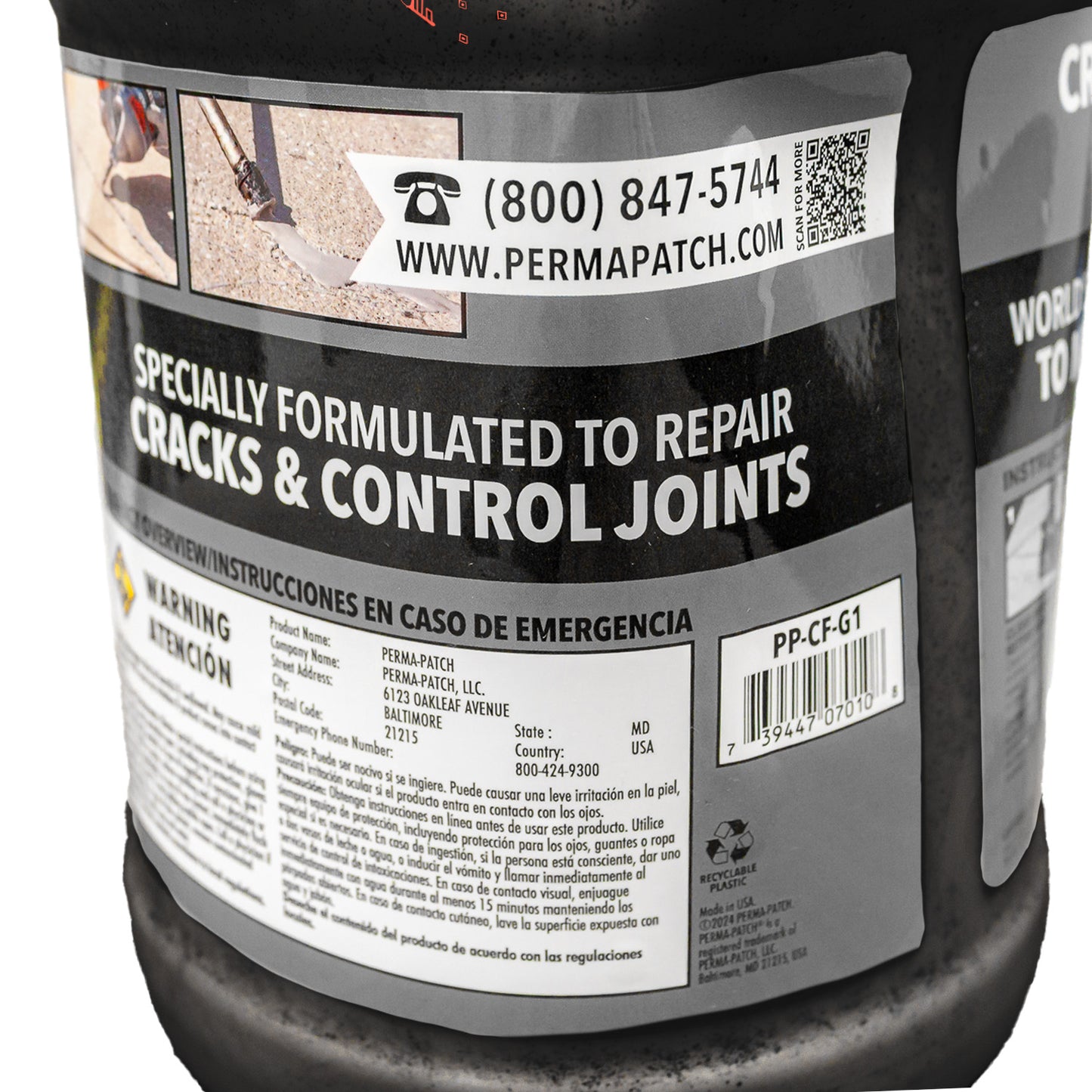 Etiqueta Perma-Patch 6690 ColdFuze Black detalle descripción técnica del producto
