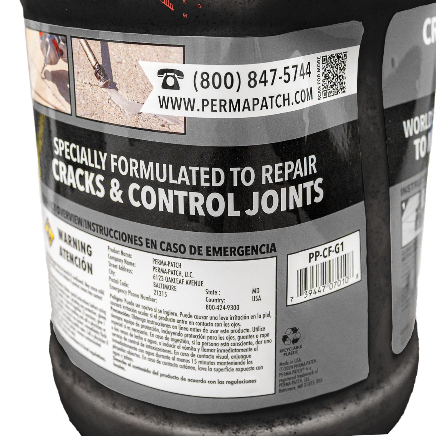 Etiqueta Perma-Patch 6690 ColdFuze Black detalle descripción técnica del producto
