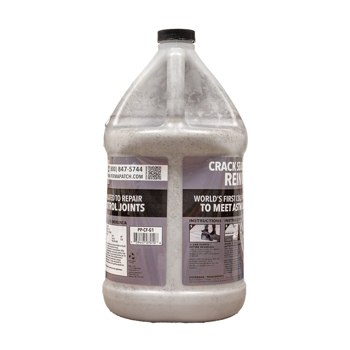 Perma-Patch 6690 ColdFuze Gray bidón posterior envase sellador para pavimentos
