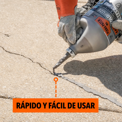 Perma-Patch 6690 ColdFuze Gris – Sellador de grietas en frío para pavimentos asfálticos