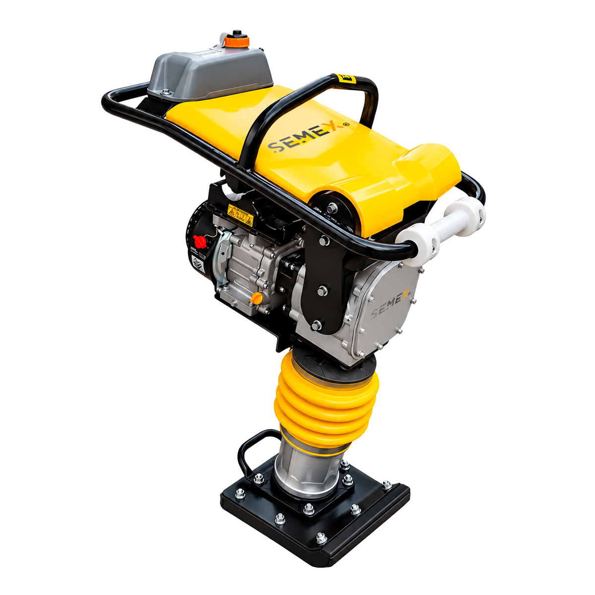 Apisonador compactador Semex LR80 con motor Honda GX160 en vista en perspectiva