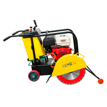 Cortador de pavimento Semex LRCC-450 con motor Honda GX390 en vista lateral