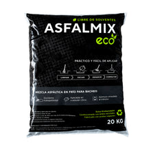 Saco frontal de ASFALMIX ECO 20 kg para mezcla asfáltica en frío