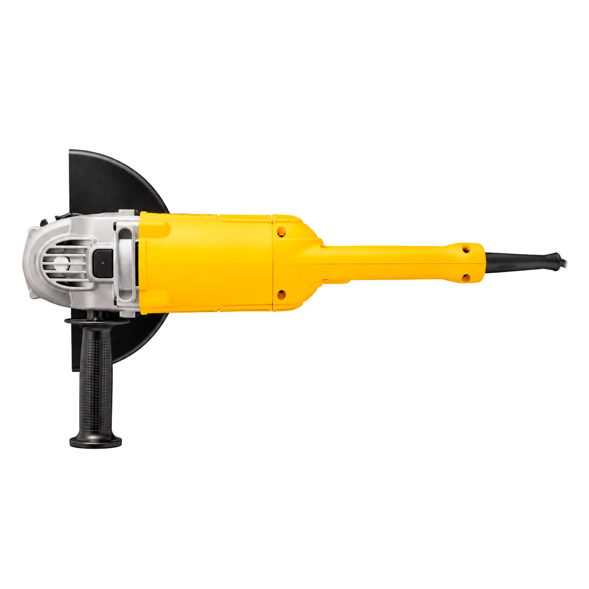 Vista cenital del esmeril angular DEWALT DWE490-B2C