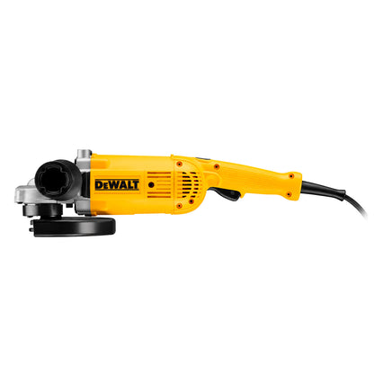 Vista lateral del esmeril angular DEWALT DWE490-B2C de 2200 W