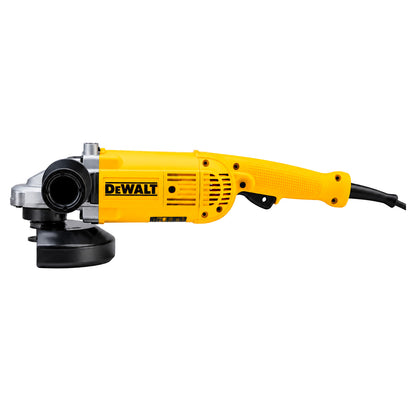Esmeril angular DEWALT 7 pulgadas 2200 W DWE491-B2C en vista lateral