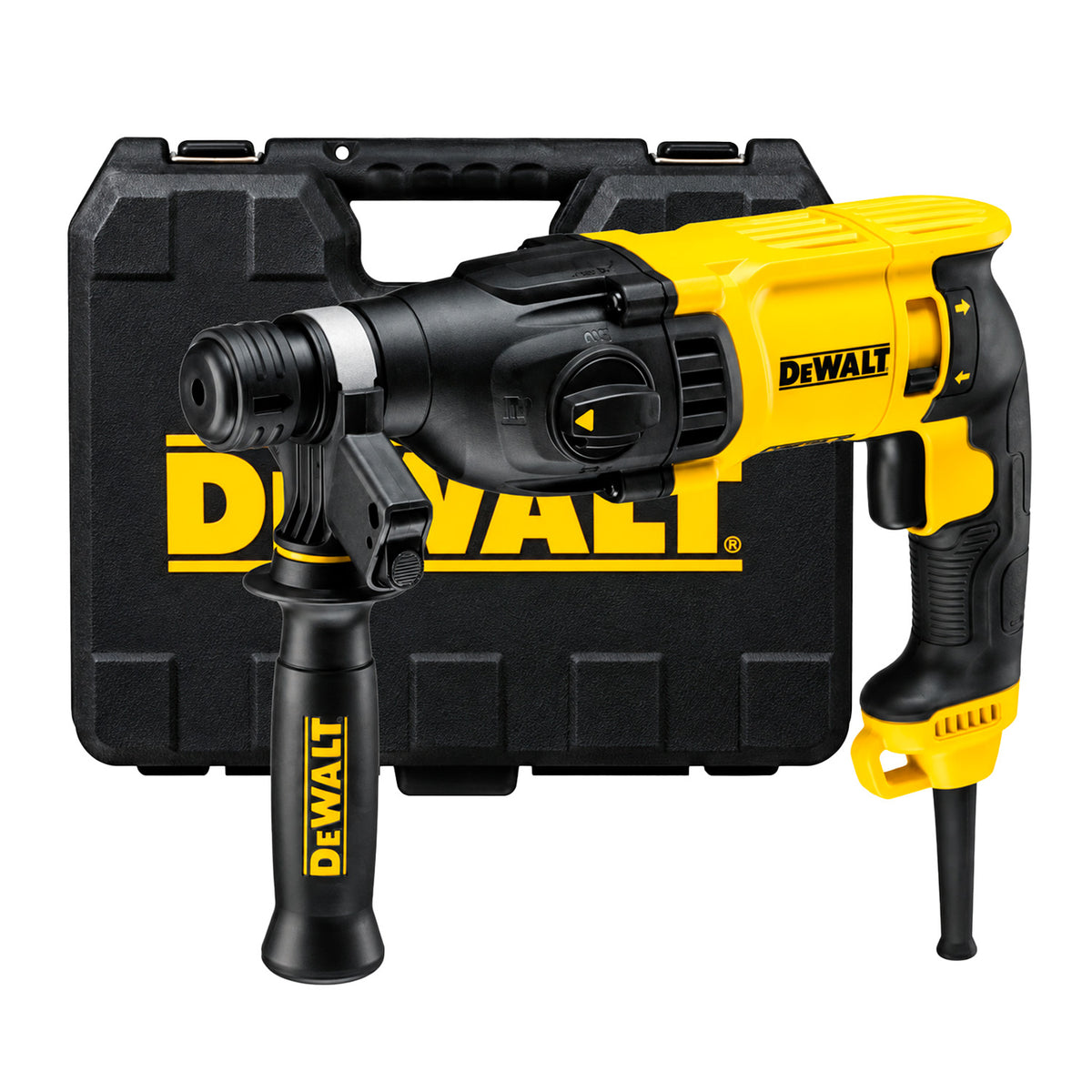 Rotomartillo DEWALT D25133K-B2 SDS Plus de 800 W en vista general
