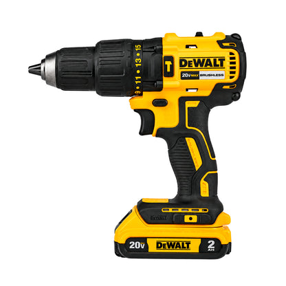 Taladro percutor DEWALT DCD7781D2-B2 de 20V MAX con motor Brushless y mandril metálico de 13 mm