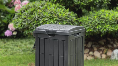 Basurero Patio PP Deco 110 Litros – Contenedor de residuos para espacios exteriores
